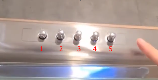 Bảng điều khiển máy hút mùi Malloca H107W