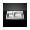 Chậu rửa bát inox 2 hố Malloca MS - 1003 NEW 1 Chậu rửa bát bán thủ công Malloca MS - 1003 NEW