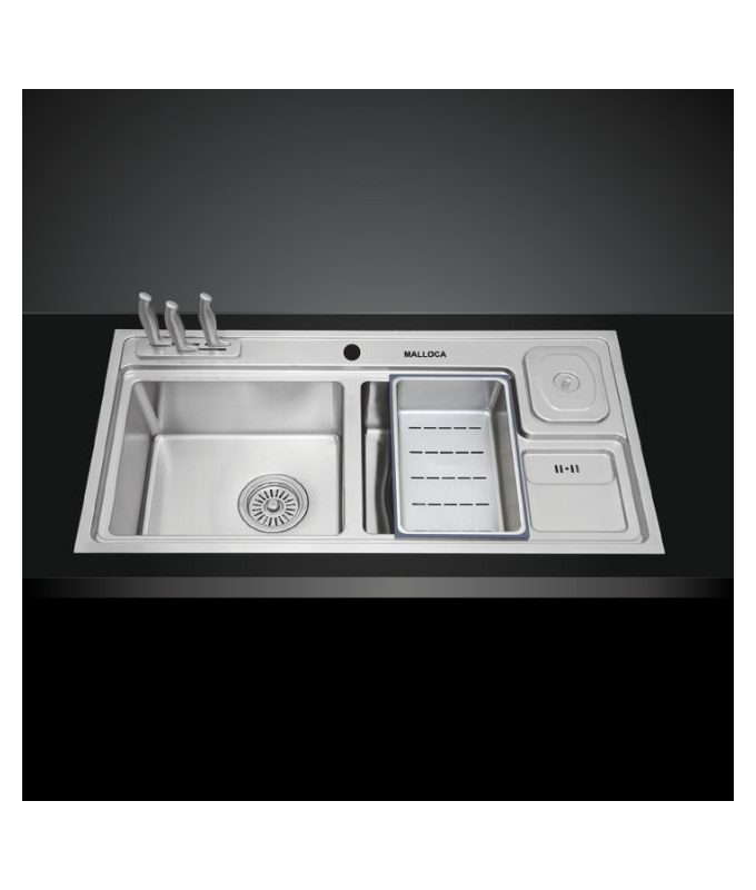 Chậu rửa bát bán thủ công Malloca MS 8804