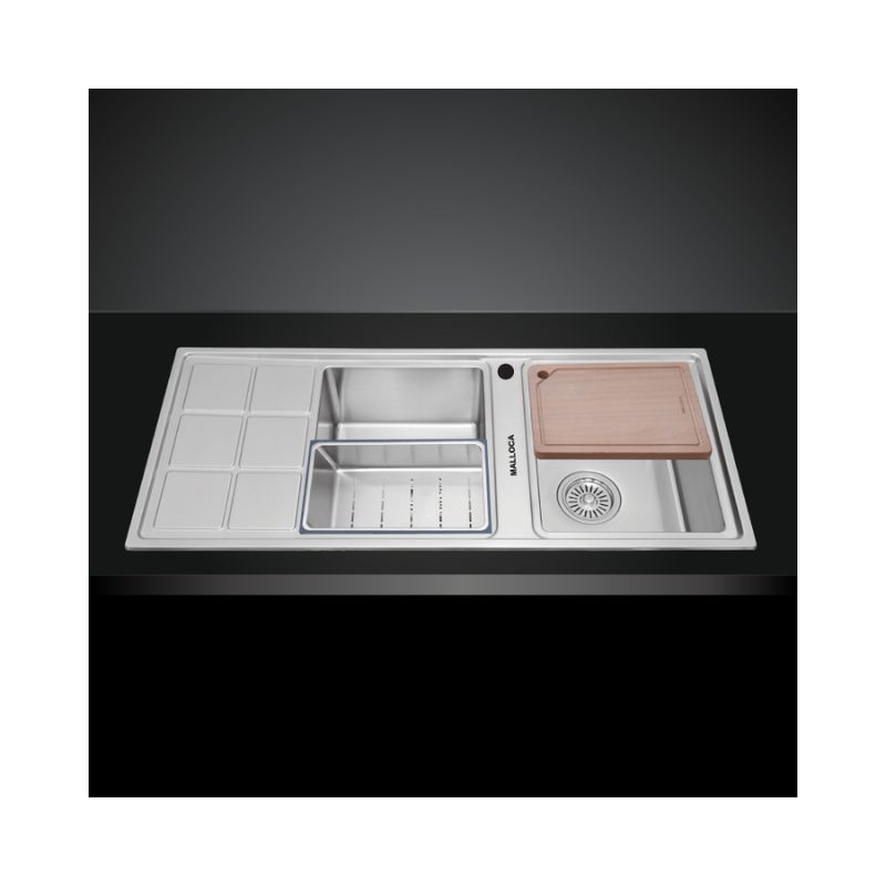 Chậu rửa bát bán thủ công Malloca MS 8815L Chậu rửa bát bán thủ công Malloca MS 8815L