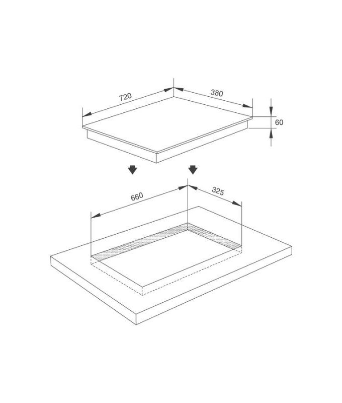 Thiết kế của Bếp từ Malloca MH-02IS