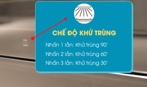 Bảng điều khiển máy sấy bát Malloca MSC-1005 lắp âm