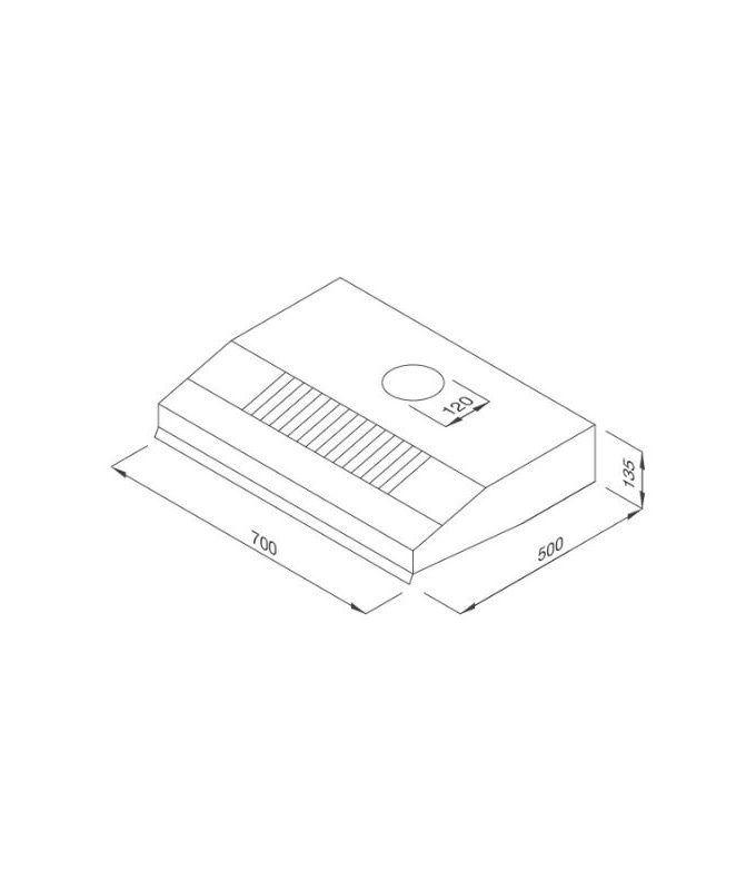 Thiết kế của Máy hút mùi Malloca H342.9 NEW