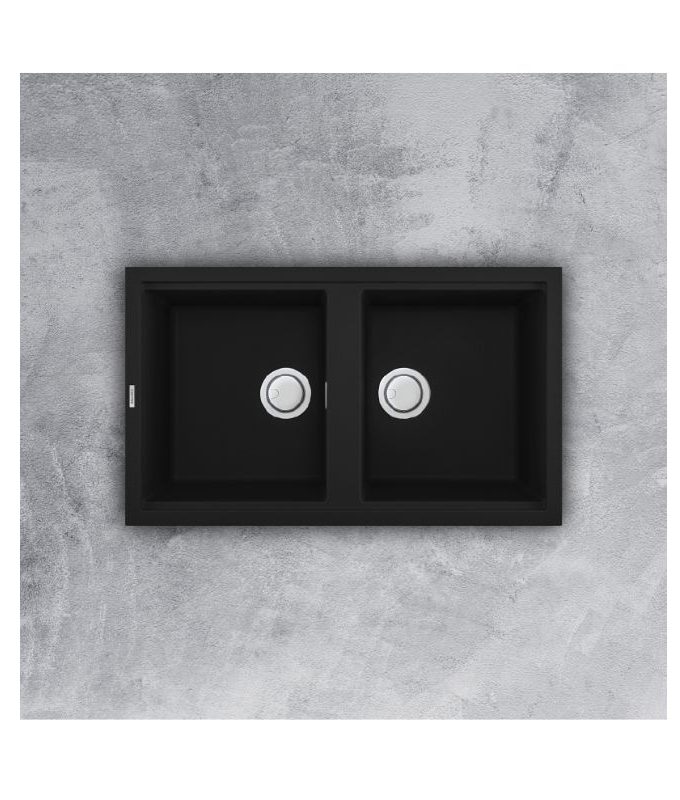 Chậu rửa bát Malloca NERO K-45040