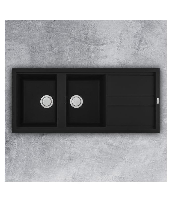 Chậu rửa bát Malloca NERO K-50040