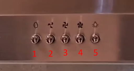 Bảng điều khiển máy hút mùi Malloca H365.7 Bảng điều khiển máy hút mùi Malloca H365.7