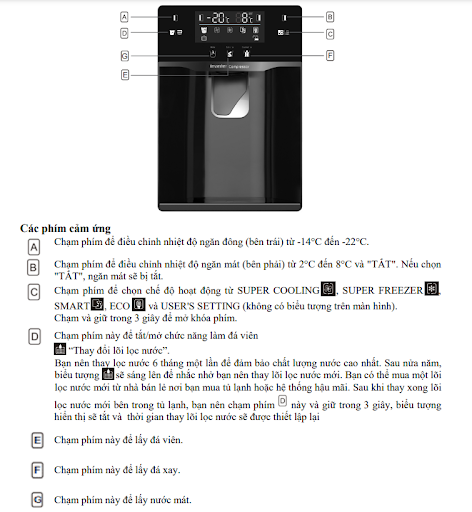 Hướng dẫn điều chỉnh nhiệt độ ngăn đông, ngăn mát Hướng dẫn điều chỉnh nhiệt độ ngăn đông, ngăn mát